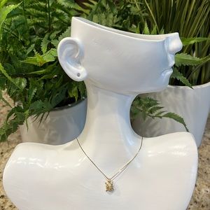 Solid 14K Gold Turtle Pendant